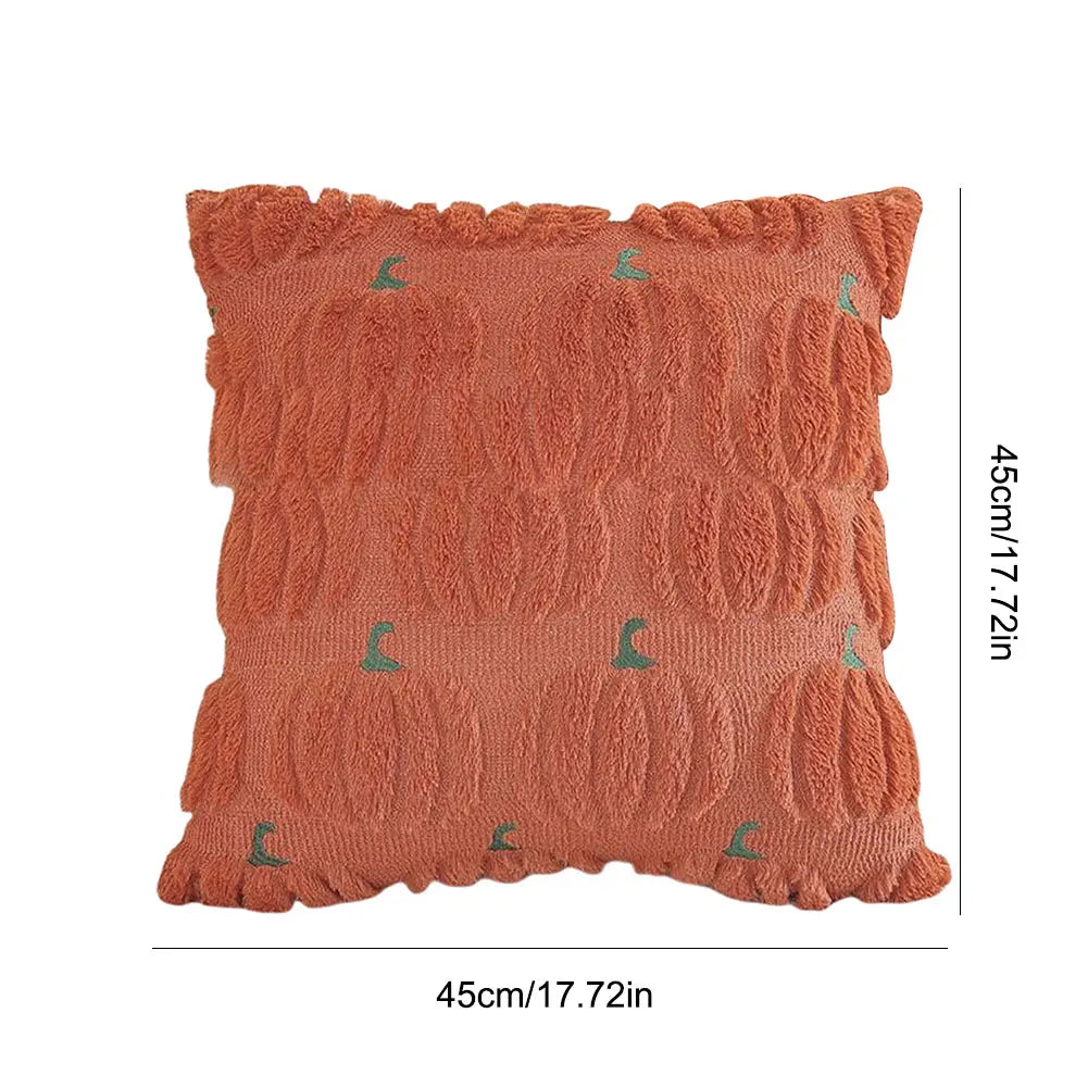 45*45cm Ghost Pumpkin Cushion Cover Halloween Throw Pillow Cover Pumpkin