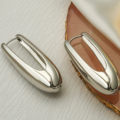 Stainless Steel Smooth Earrings for Women