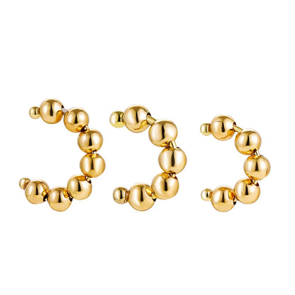 New Arrival Multicolor Crystal Ear Cuff Stackable  Shaped Ear Clips No Pierced Cartilage Earring for Women
