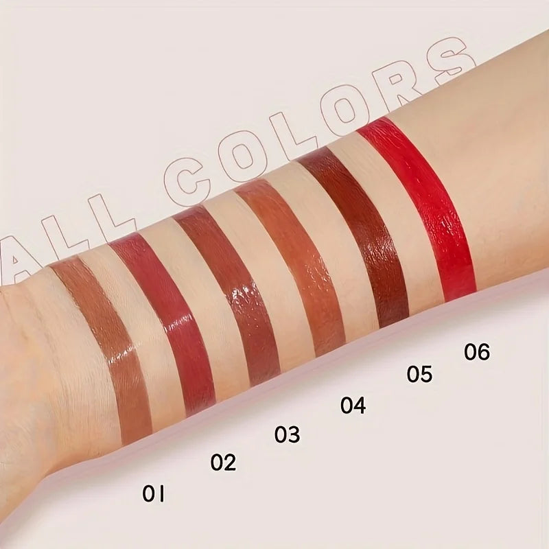 Lip Gloss Waterproof Long Lasting Moisturizing Liquid Lipstick,Non-Stick Cup Full Lips Makeup