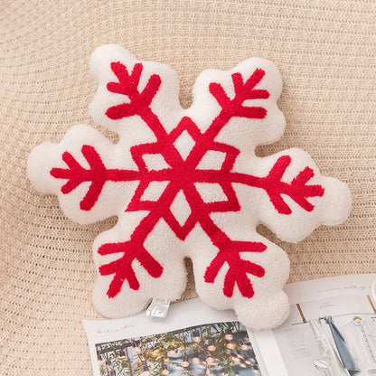 Candy Wreath Snowflake Cushion Plush Pillow