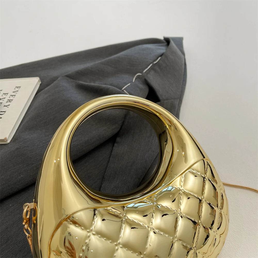 Handbags For Women Golden Clutch