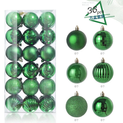 1Box 3/4cm Christmas Balls Christmas Tree Ornaments Xmas Hanging Tree Pendants