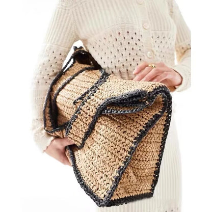 Large Capacity Straw Tote Bags for Women