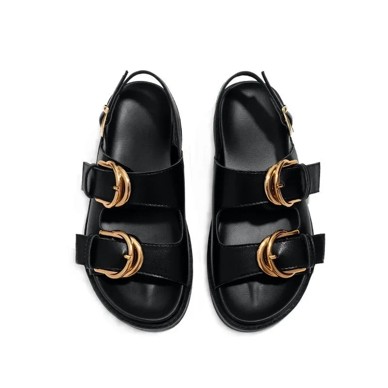 Women's Summer Black Sandals