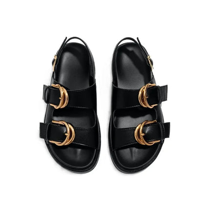 Women's Summer Black Sandals
