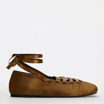 Women's Satin Ballet Flats