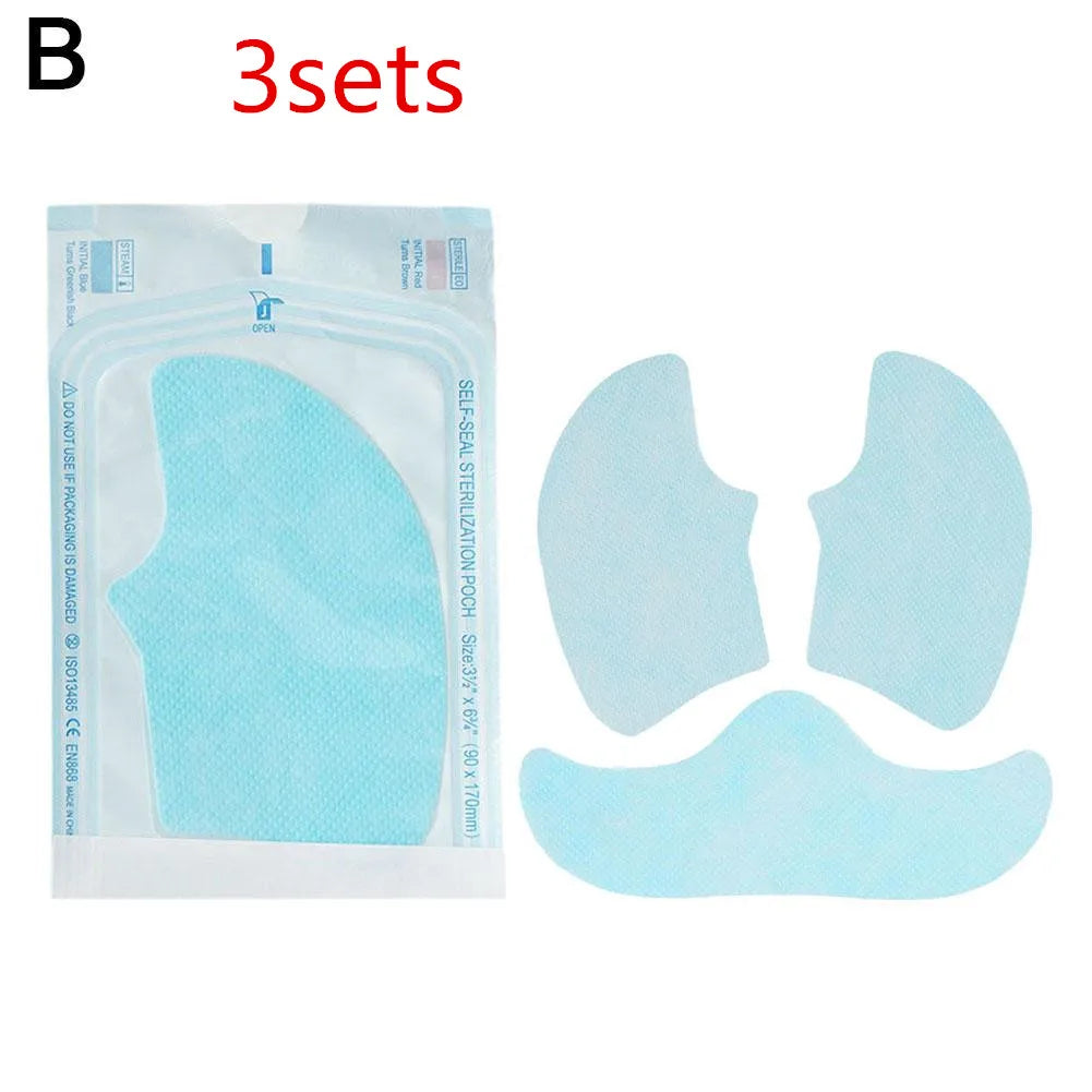 3 Sets Nano Collagen Film Paper Soluble Facial Mask Forehead Skin Cheek Sticker  Anti-wrinkle Sleeping Masks Pimple Patches