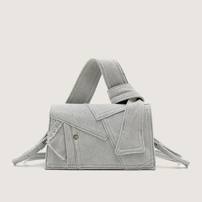 Denim Women's Designer Handbags Luxury Patchwork Shoulder Bag