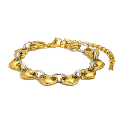 Bracelet Gold Plated Tarnish Free Sweet Design Hypoallergenic For Women's Jewelry