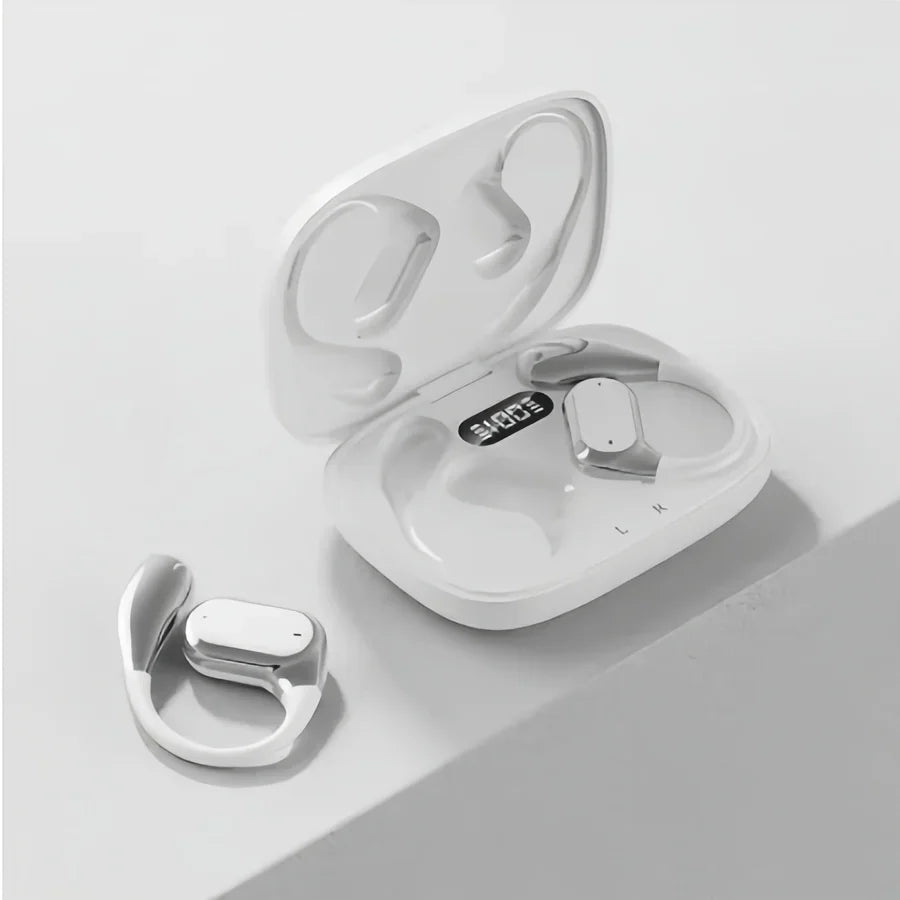 Fone Bluetooth Earbuds Wireless Headphones Professional Bluetooth Headsets Include Ergonomic Boom Mics for Superior Clarity