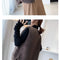 Women Faux Lamb Fur Vest Coat With Pockets Warm  Casual Cardigan Jacket