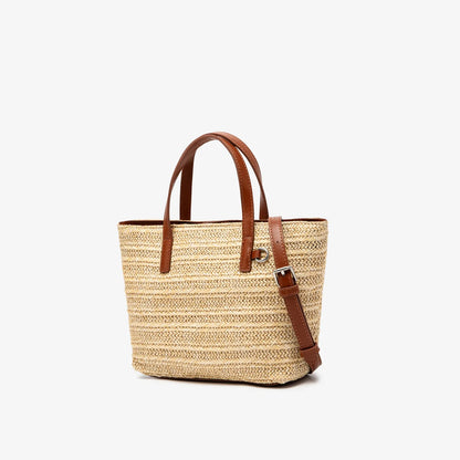 Bohemian Beach Bags for Women Tote Travel Straw Bag Handmade Handbag Bucket Bag Vacation Shoulder Crossbody Bags Shopper