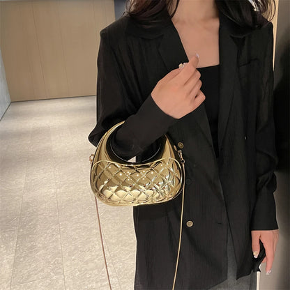 Handbags For Women Golden Clutch