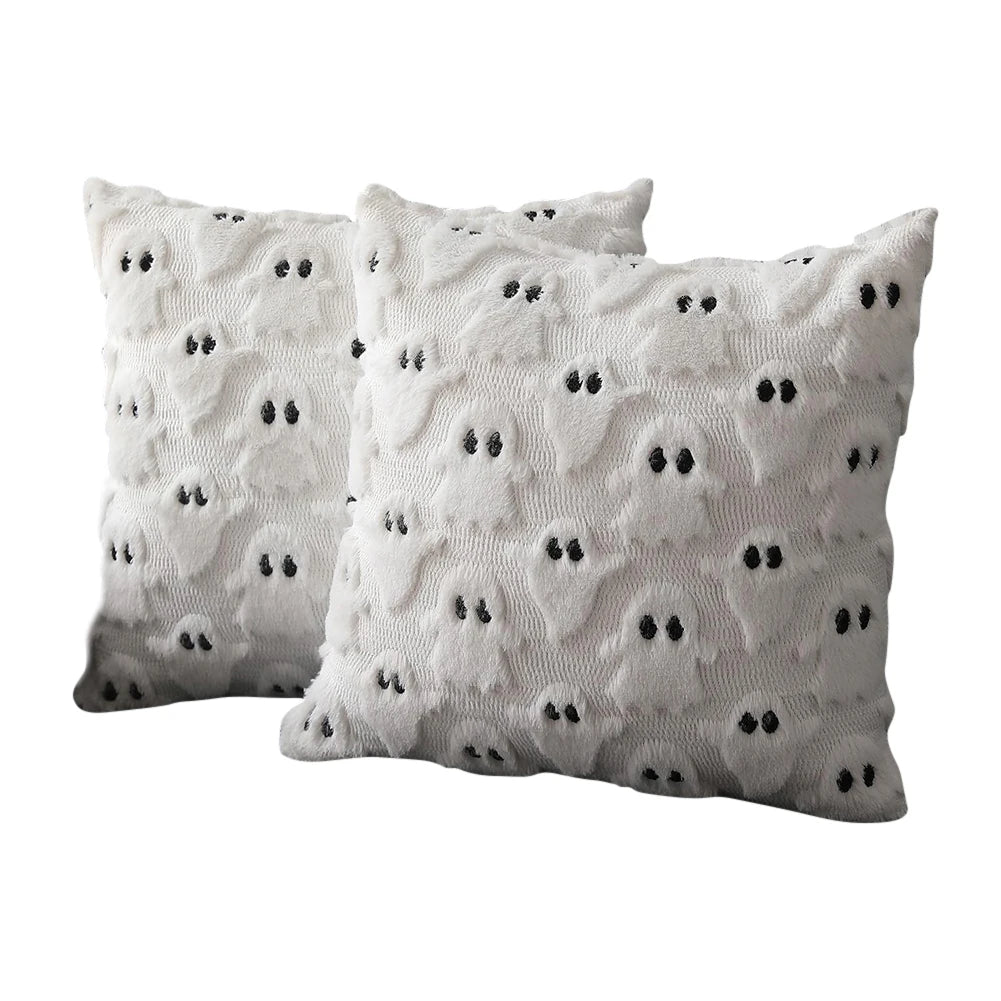 45*45cm Ghost Pumpkin Cushion Cover Halloween Throw Pillow Cover Pumpkin