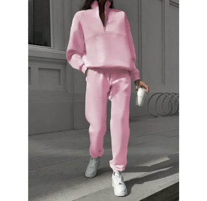 Casual Two Piece Set Woman New Sweatshirt and Pants Suit for Female Streetwear  Autumn and Winter