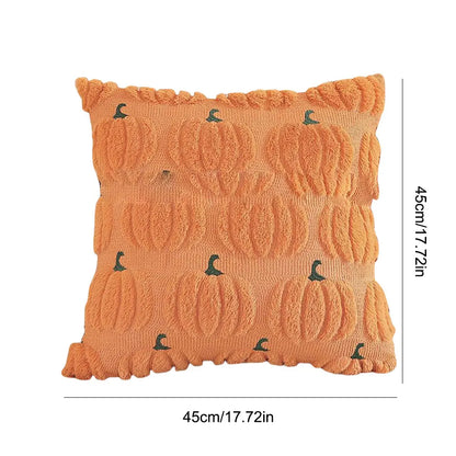 45*45cm Ghost Pumpkin Cushion Cover Halloween Throw Pillow Cover Pumpkin