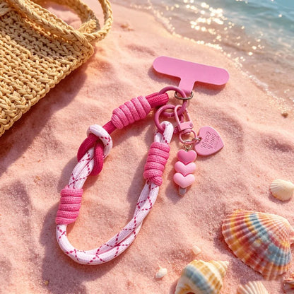 1PC Cellphone Straps Hanging Cord Mobile Phone Lanyard Short Wrist Strap Charm Anti-lost Chain for Women Keychain Pendant