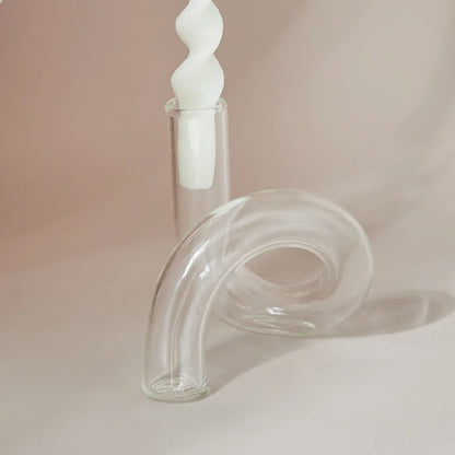 Glass Vases Clear Flower Vase Candle Holders