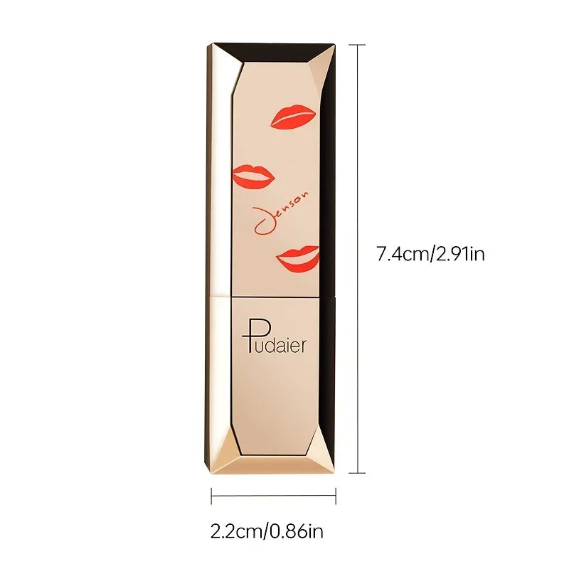 Long Lasting Matte Velvet Lipstick, Waterproof Sweat Resistant Formula, Silky Smooth Lip Color for Everyday & Valentine's Gift