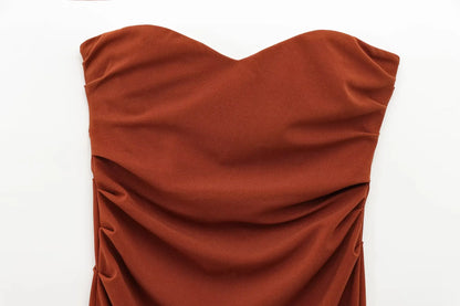 Top Pleated Slim Dress