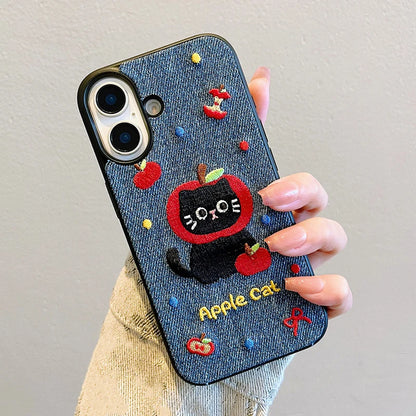Cute Cartoon Case For iPhone 13 14 15 16 Pro Max