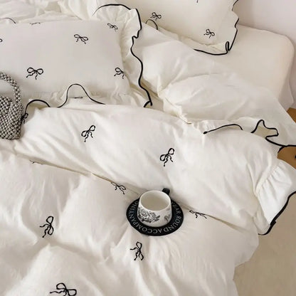 Set ruffles Duvet Cover
