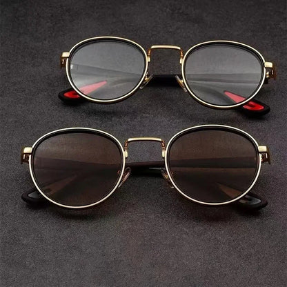 High Quality Woman Sun Glasses Man Vintage Designer Outdoor Sunglasses Men Round Fashion Plastic Titanium UV Protection Glasses
