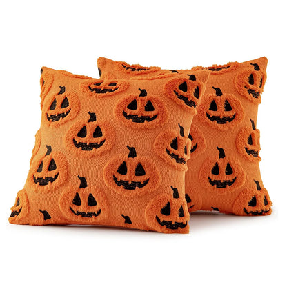 45*45cm Ghost Pumpkin Cushion Cover Halloween Throw Pillow Cover Pumpkin