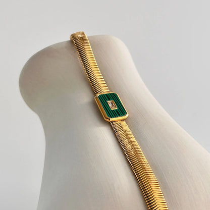 Fashion Trendy Square Bracelet Stainless Steel