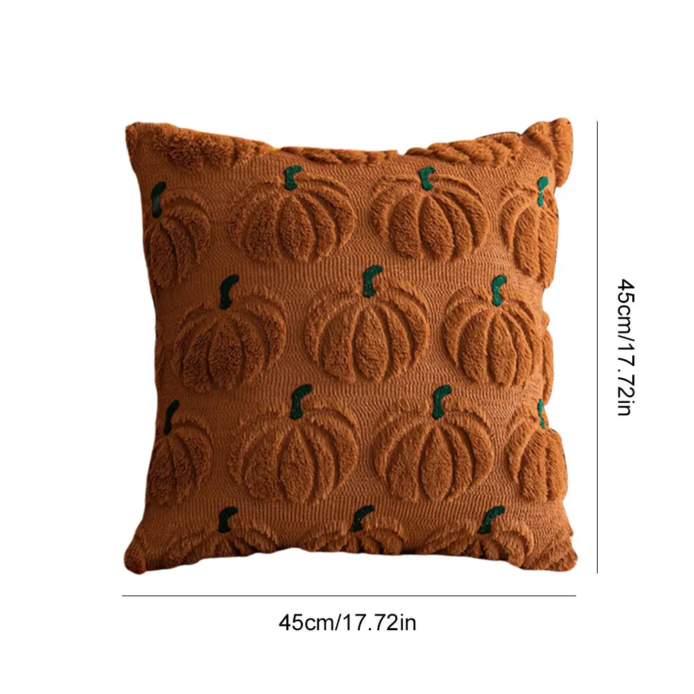 45*45cm Ghost Pumpkin Cushion Cover Halloween Throw Pillow Cover Pumpkin