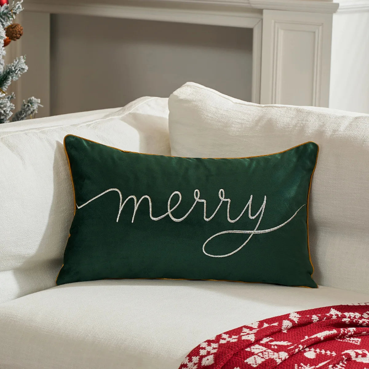 1PCS 30x50CM Christmas Pillow Cover Holiday