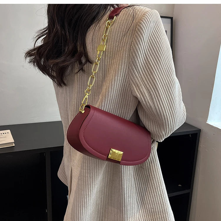 High Quality Bag New Exquisite Magnetic Buckle Crossbody Bags Elegant Banquet Handbag