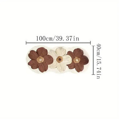 Oil Painting Style Floral Carpet