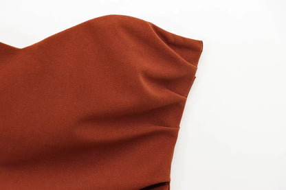 Top Pleated Slim Dress