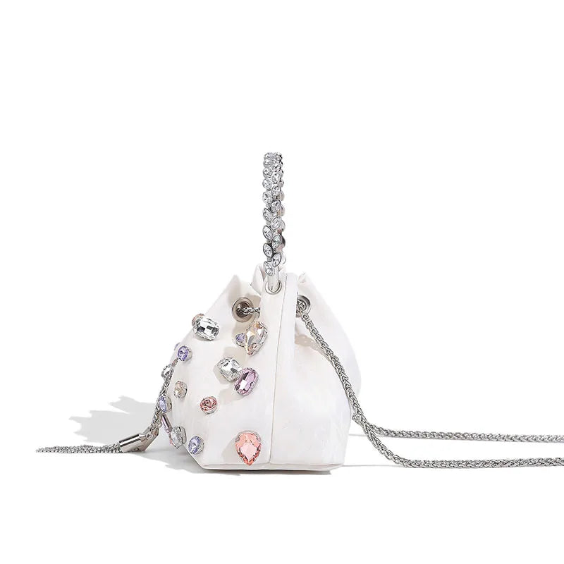 New Rhinestone Tassel Bucket Bags for Women