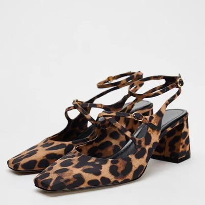 Elegant Leopard Fashion Female Shoes