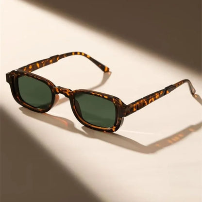 Luxurious Rectangle Sunglasses Women Oval Vintage Brand Designer Square Sun Glasses UV400 Men Shades Female Eyewear Anti-glare