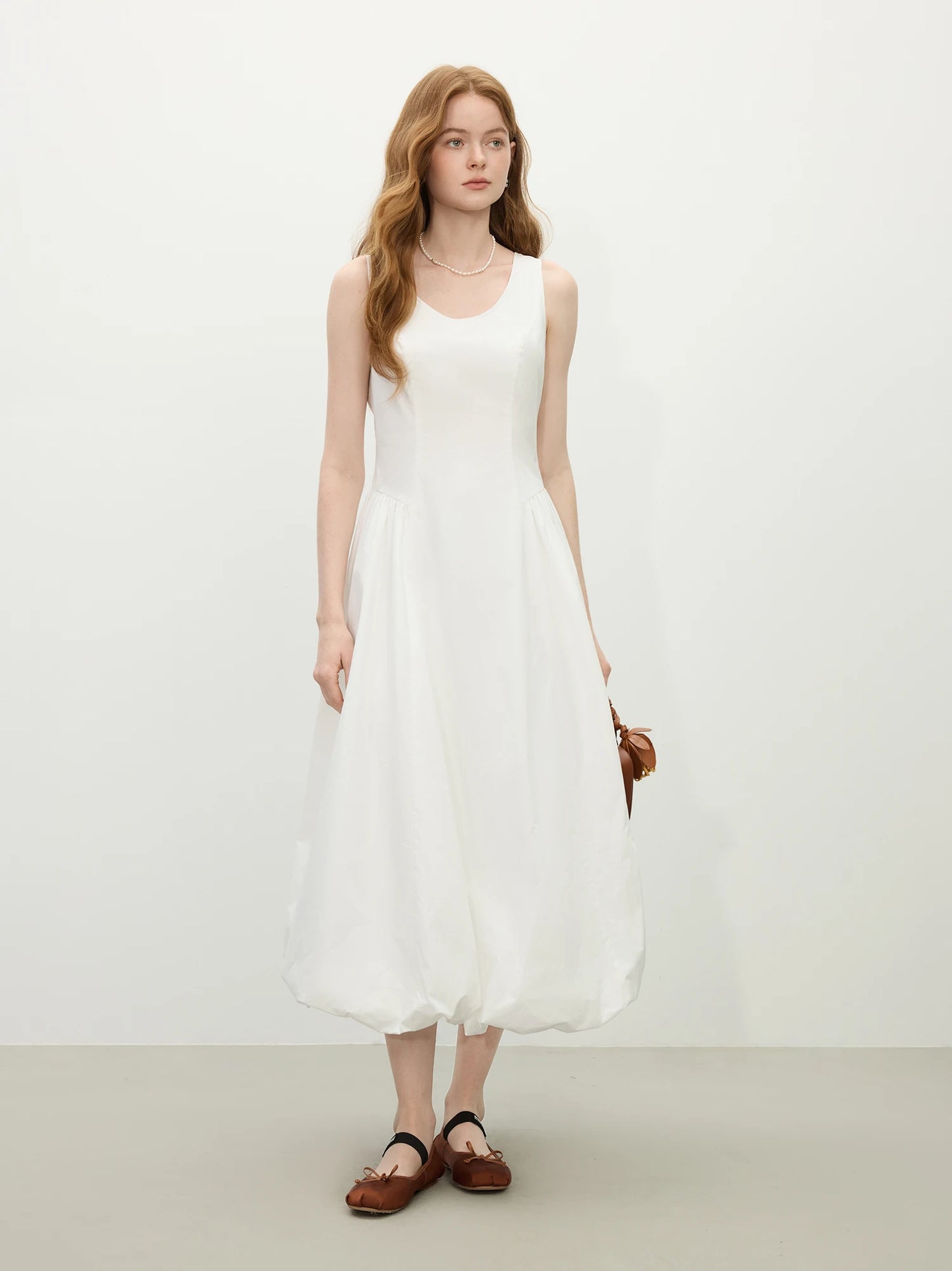 Sweety Girly Long Dresses For Women New Sleeveless Bud Chic Vest Dress