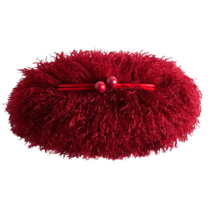 Women kisslock Faux Fur Clutch bag