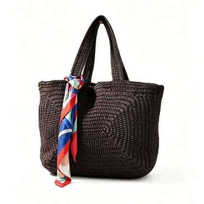 Woven Tote Beach Bag Large Capacity for Women