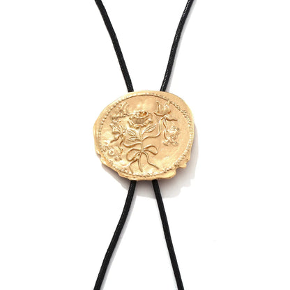 Vintage Style Round Metal Pendant for Women