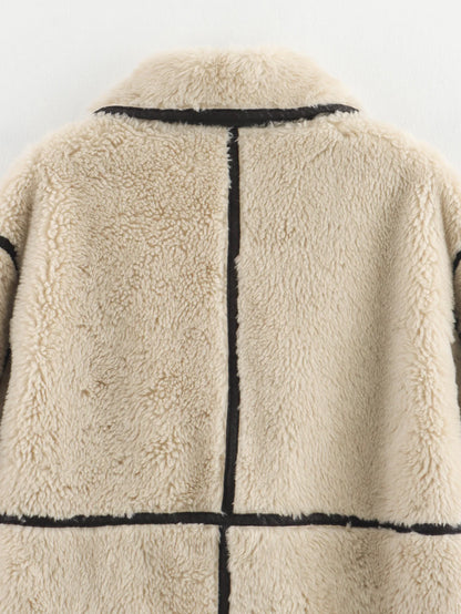 Elegant long faux fur coat New Style For Women