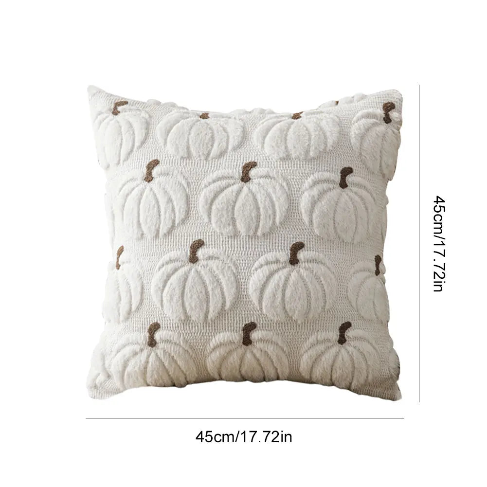 45*45cm Ghost Pumpkin Cushion Cover Halloween Throw Pillow Cover Pumpkin