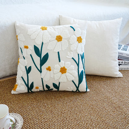 Floral Cover Cushion Pillow Case For Living Room