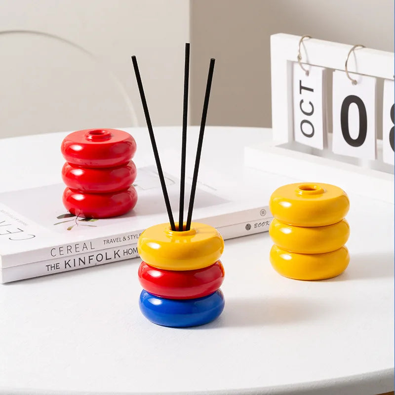Nordic Style Desktop Ornaments Melamine Round Aromatherapy