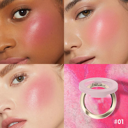 Pearly Powder Blush Highlighter Long-lasting