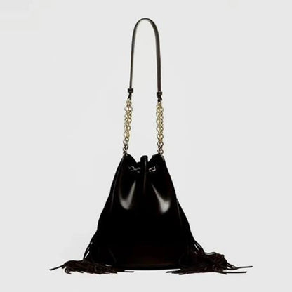 Bucket Bag Luxury Designer Handbag and Purses Chains Drawstring Shoulder Bag
