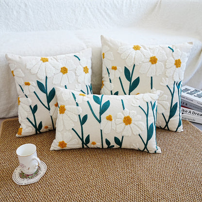 Floral Cover Cushion Pillow Case For Living Room