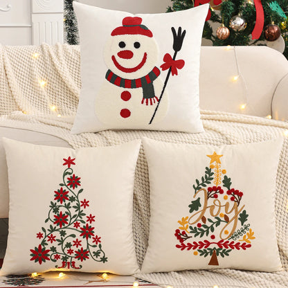 Throw Pillow Cover Christmas Decoration